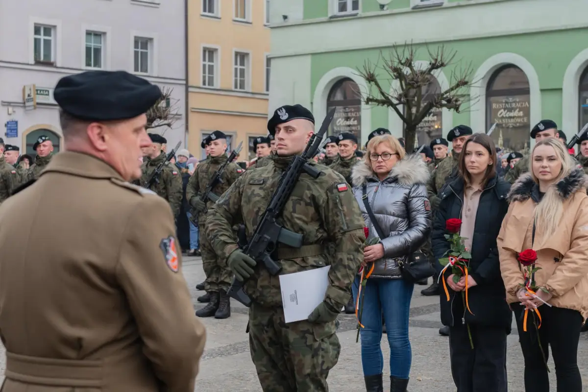 Військова присяга на Ринку в Bolesławcu