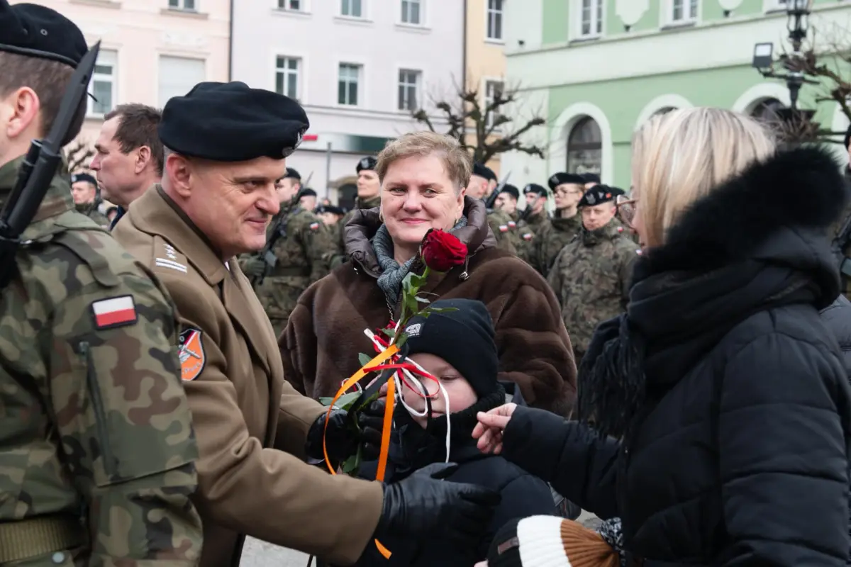 Військова присяга на Ринку в Bolesławcu