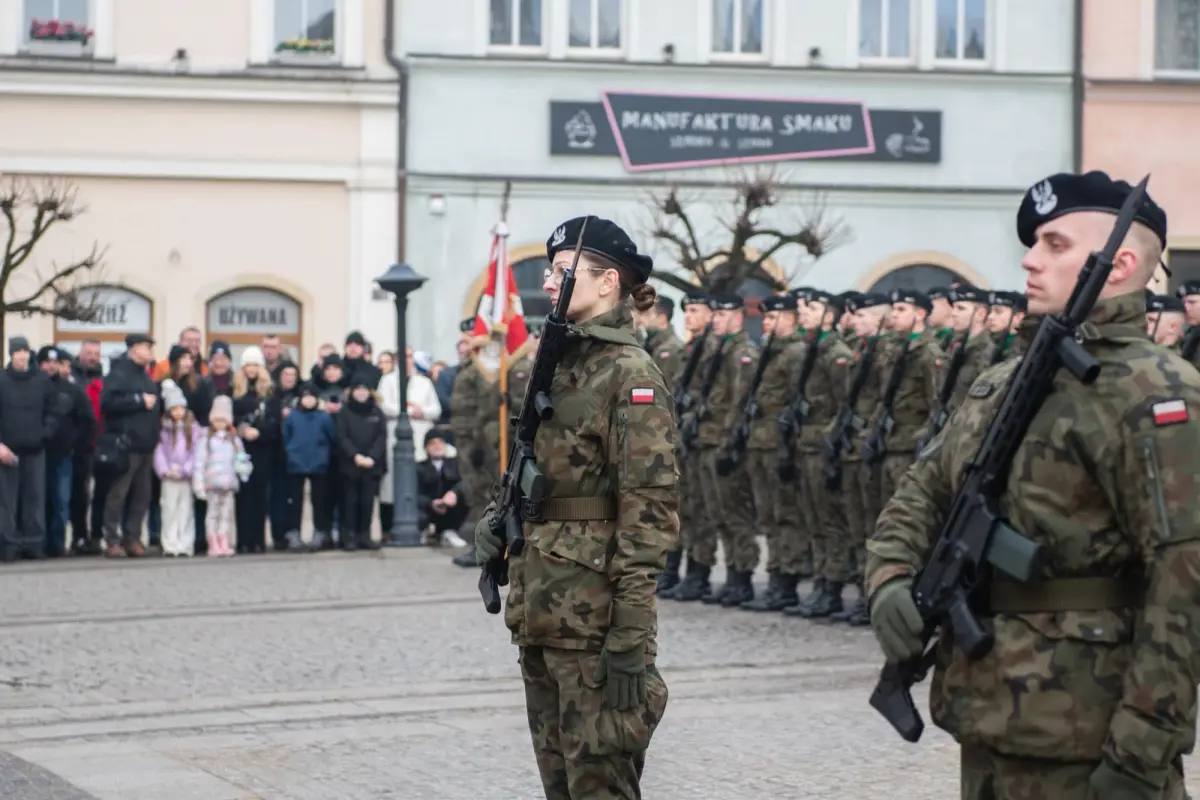 Military Oath in Bolesławiec Market Square