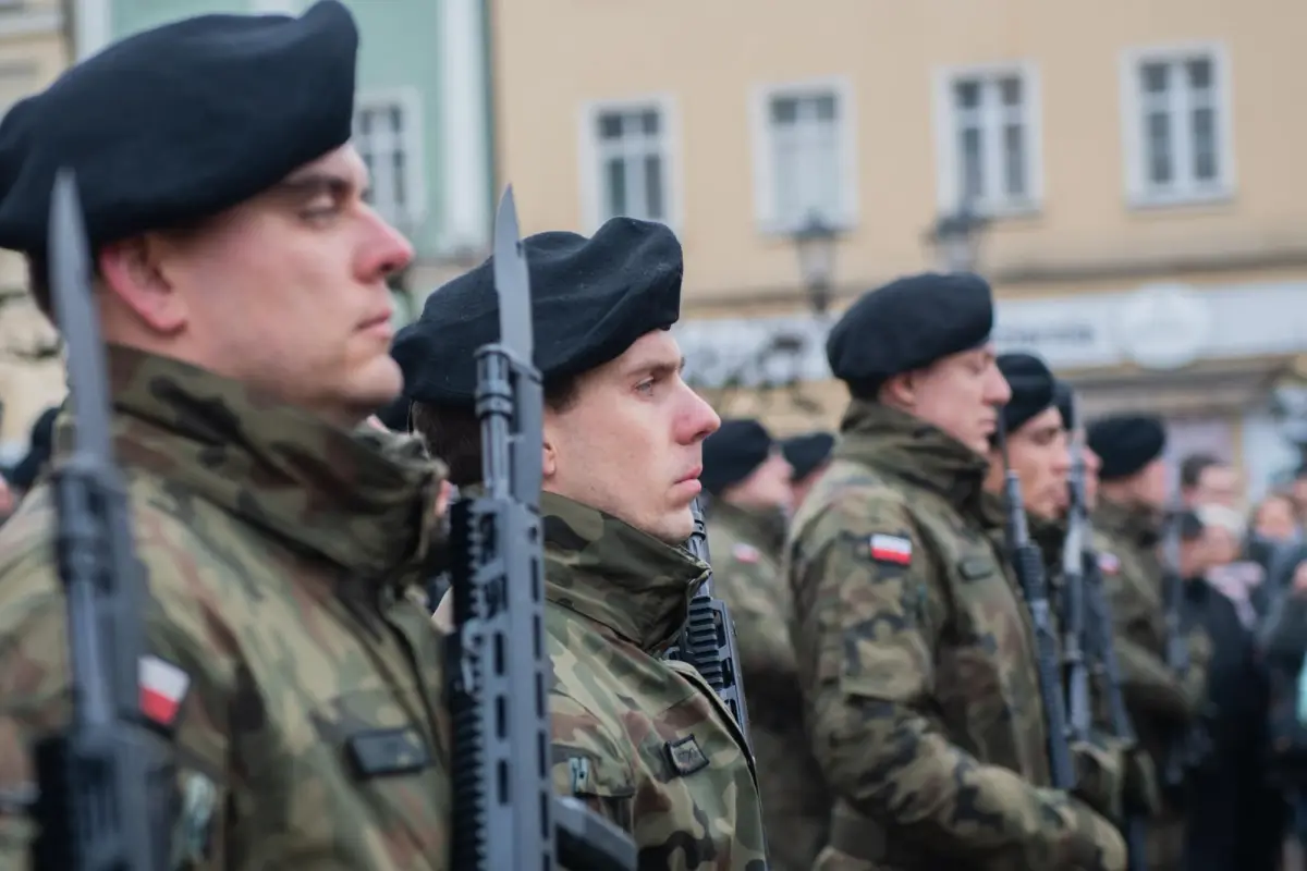 Military Oath in Bolesławiec Market Square