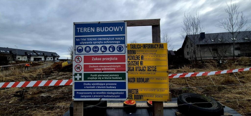 Prace przy ul. Jodłowej w Nowogrodźcu