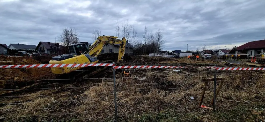 Prace przy ul. Jodłowej w Nowogrodźcu