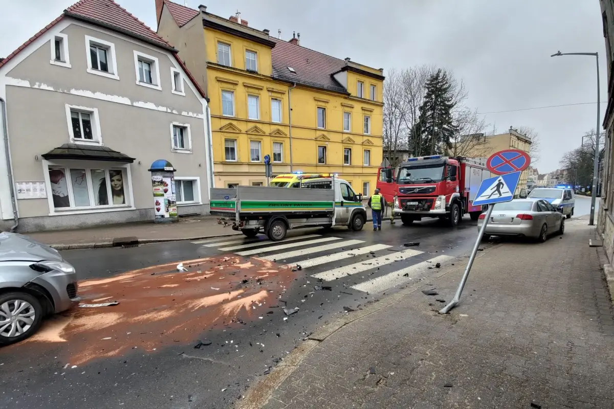 Zderzenie na Kubika w Bolesławcu