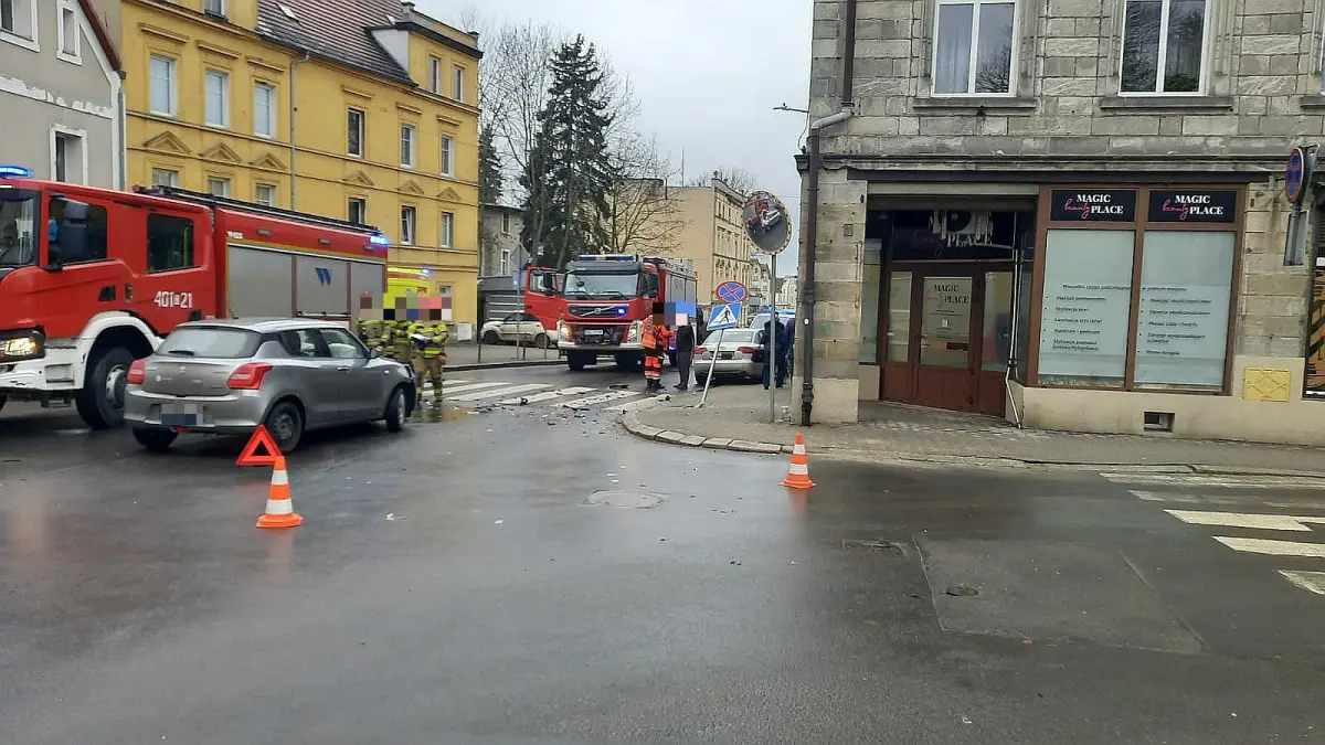 Zderzenie na Kubika w Bolesławcu