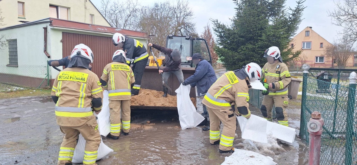 Akcja strażaków w miejscowości Różyniec