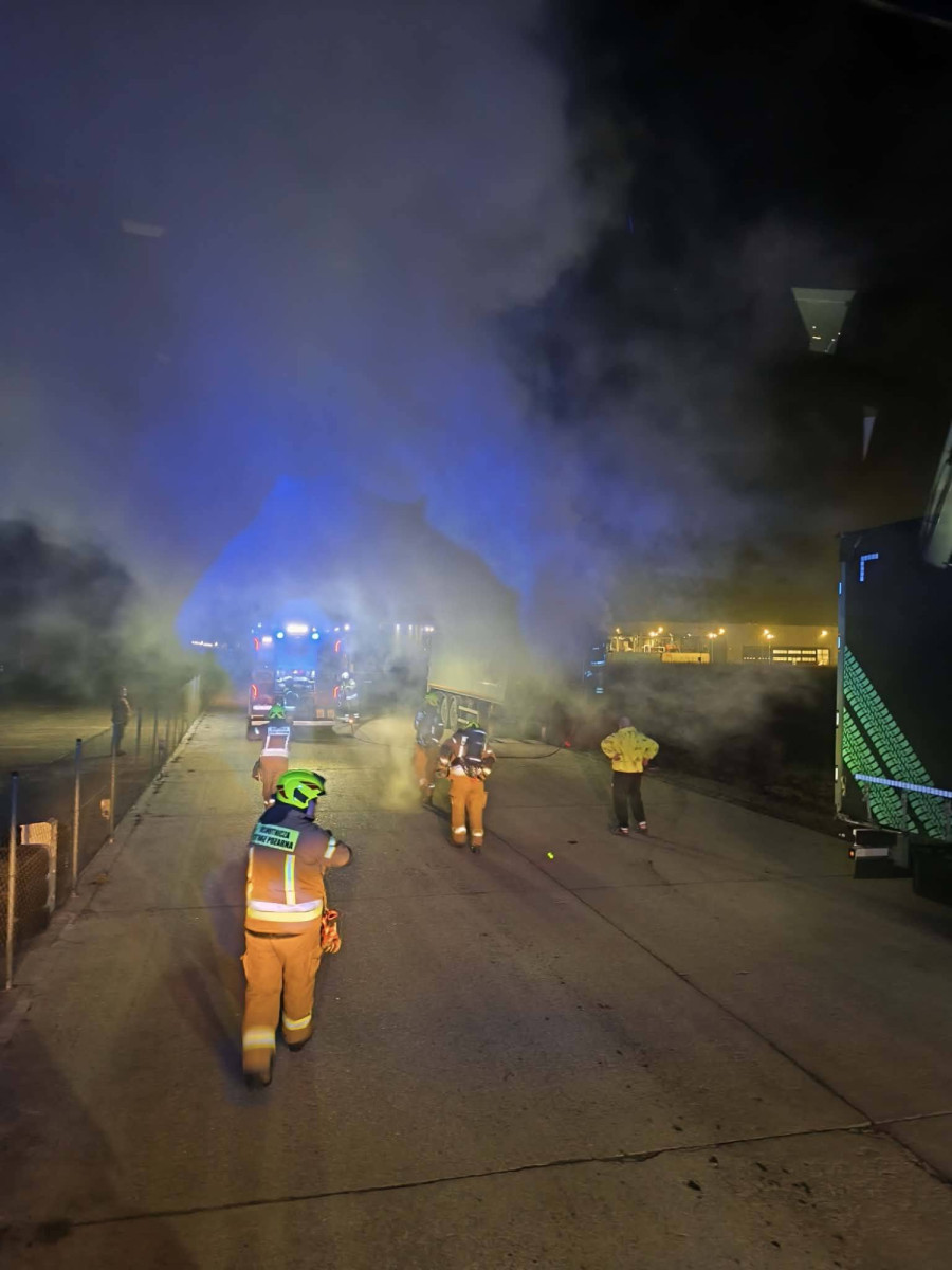 Akcja służb na strefie