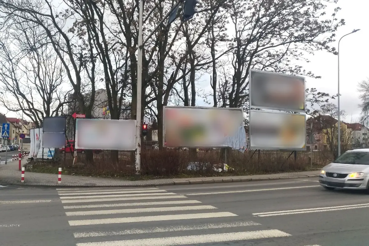 Sytuacja przy wjeździe do Bolesławca