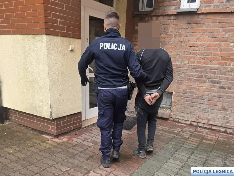 Podejrzany, tzw. kogut i replika broni