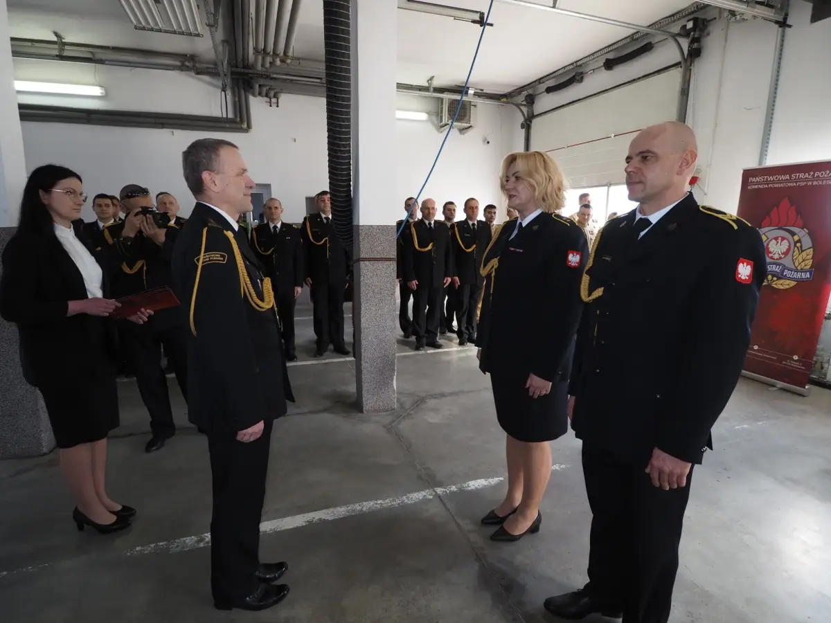 Uroczystość w KP PSP Bolesławiec