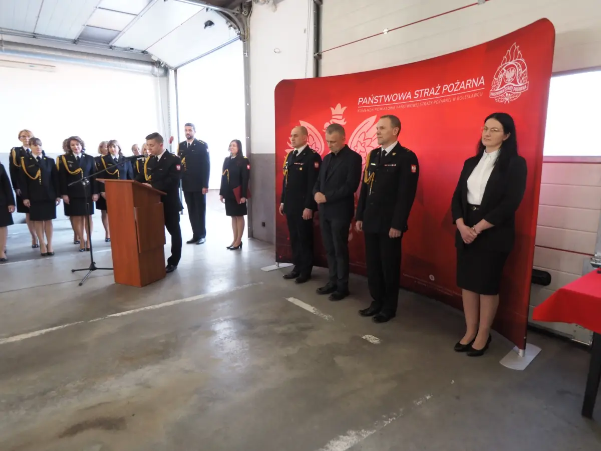 Uroczystość w KP PSP Bolesławiec