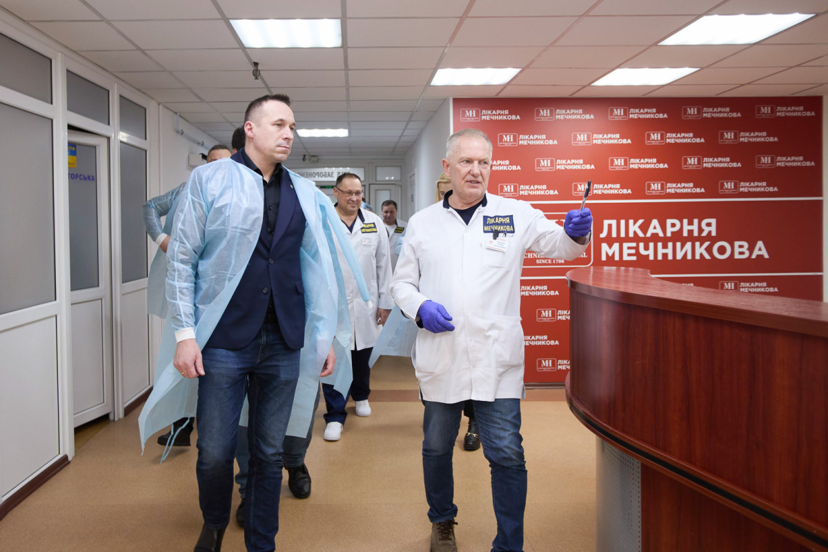 Wizyta w placówkach medycznych - Obwód Dnipropietrowski