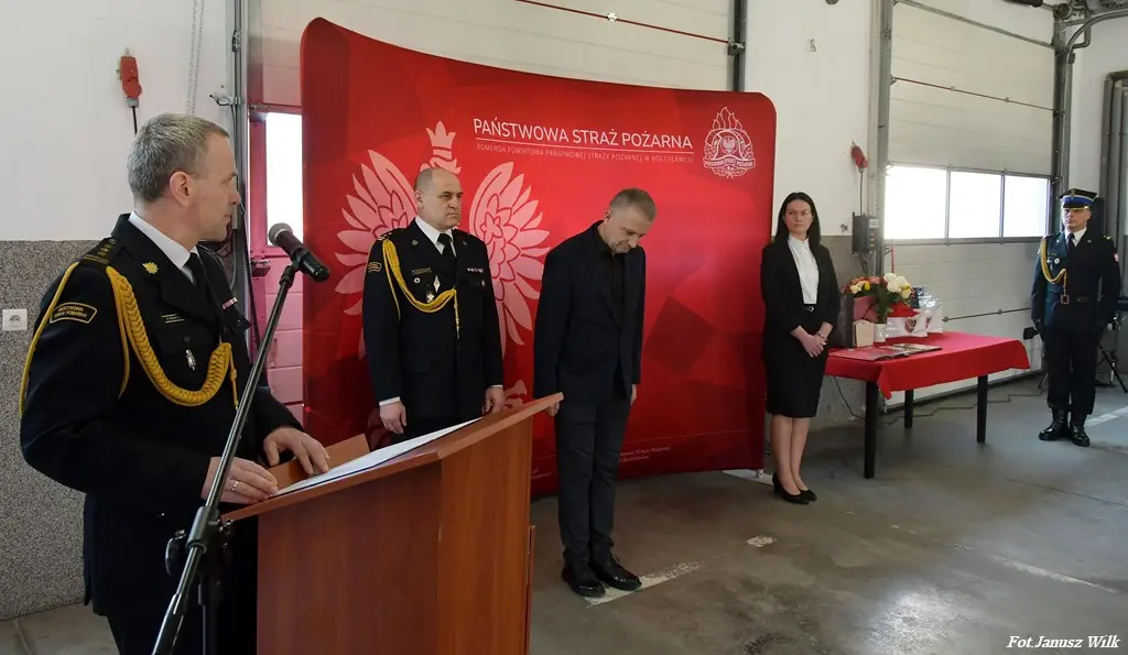 Uroczystość w KP PSP Bolesławiec