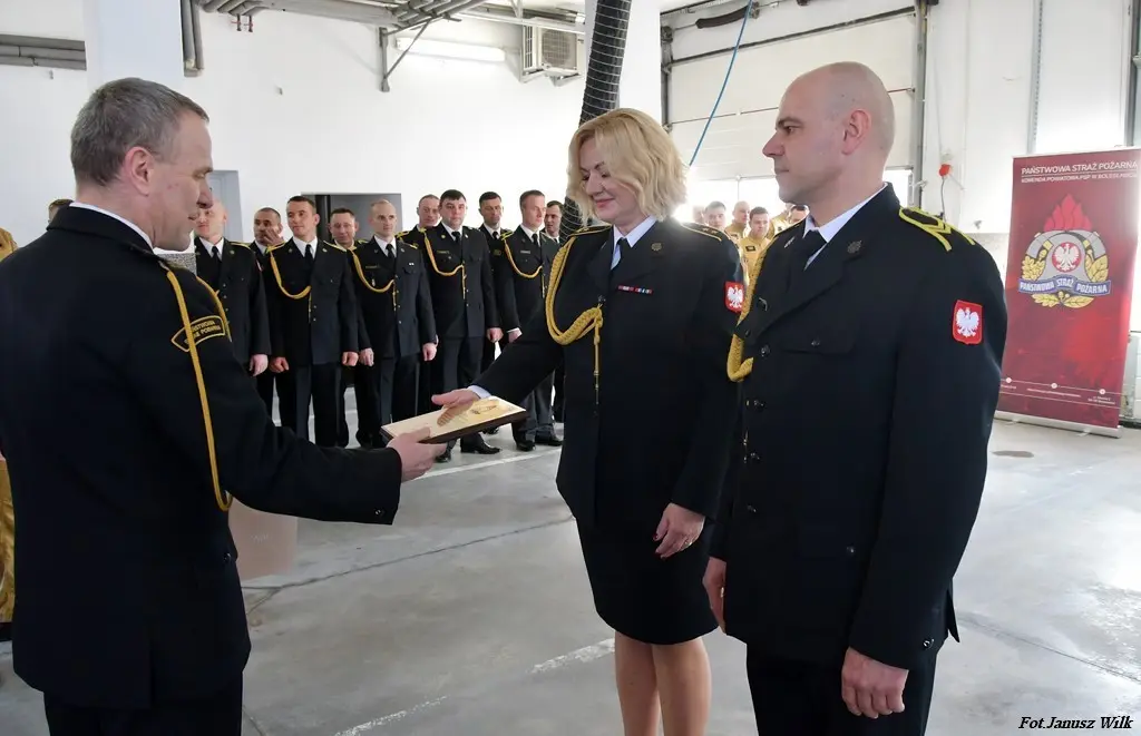 Uroczystość w KP PSP Bolesławiec