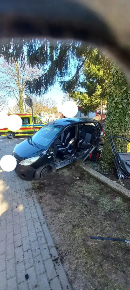Wypadek w Gromadce