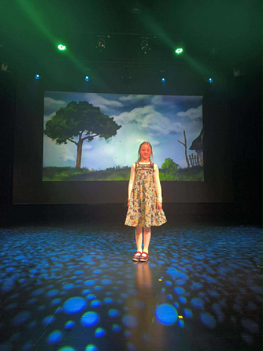 Gabriela Klajn, uczennic Szkoły Podstawowej Oxpress