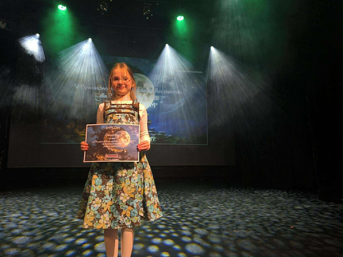 Gabriela Klajn, uczennic Szkoły Podstawowej Oxpress