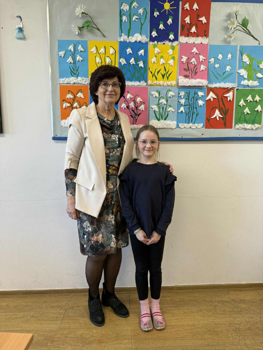 Gabriela Klajn, uczennic Szkoły Podstawowej Oxpress