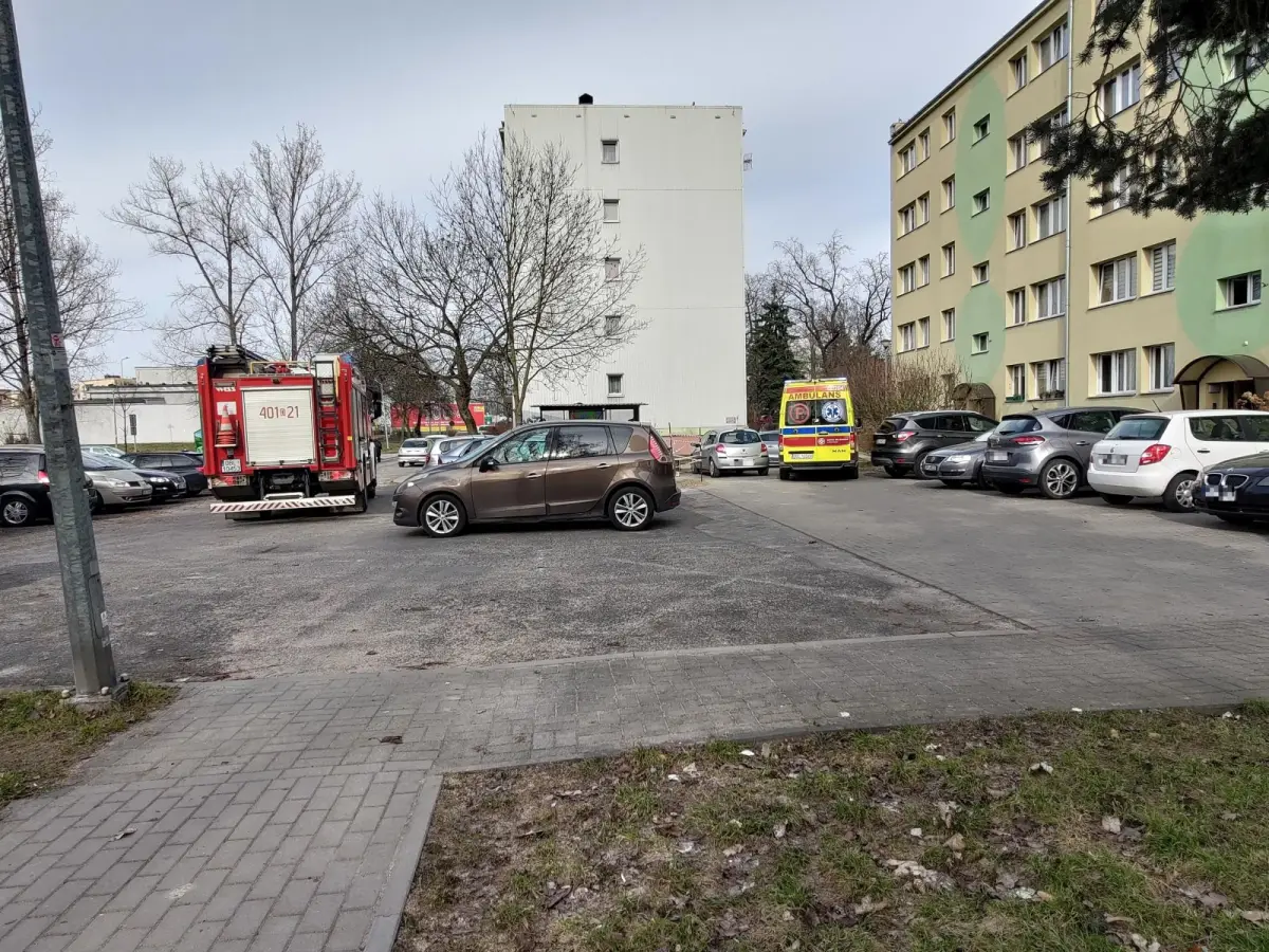 Akcja służb w budynku przy ulicy Spółdzielczej w Bolesławcu