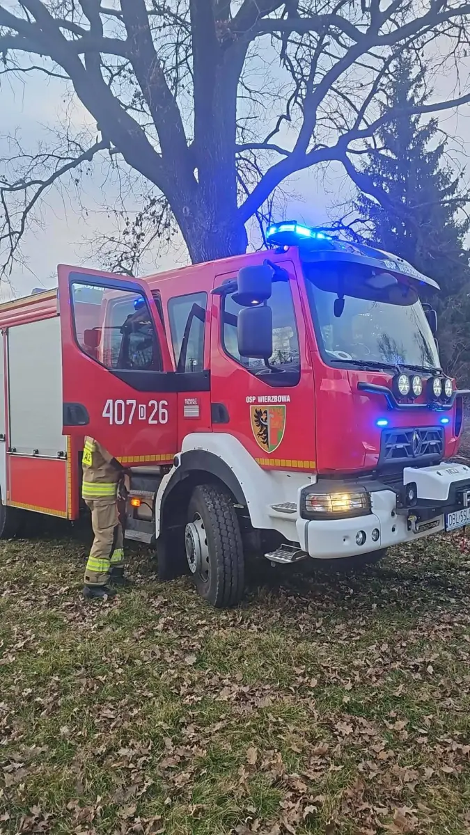 Pożar w miejscowości Modła