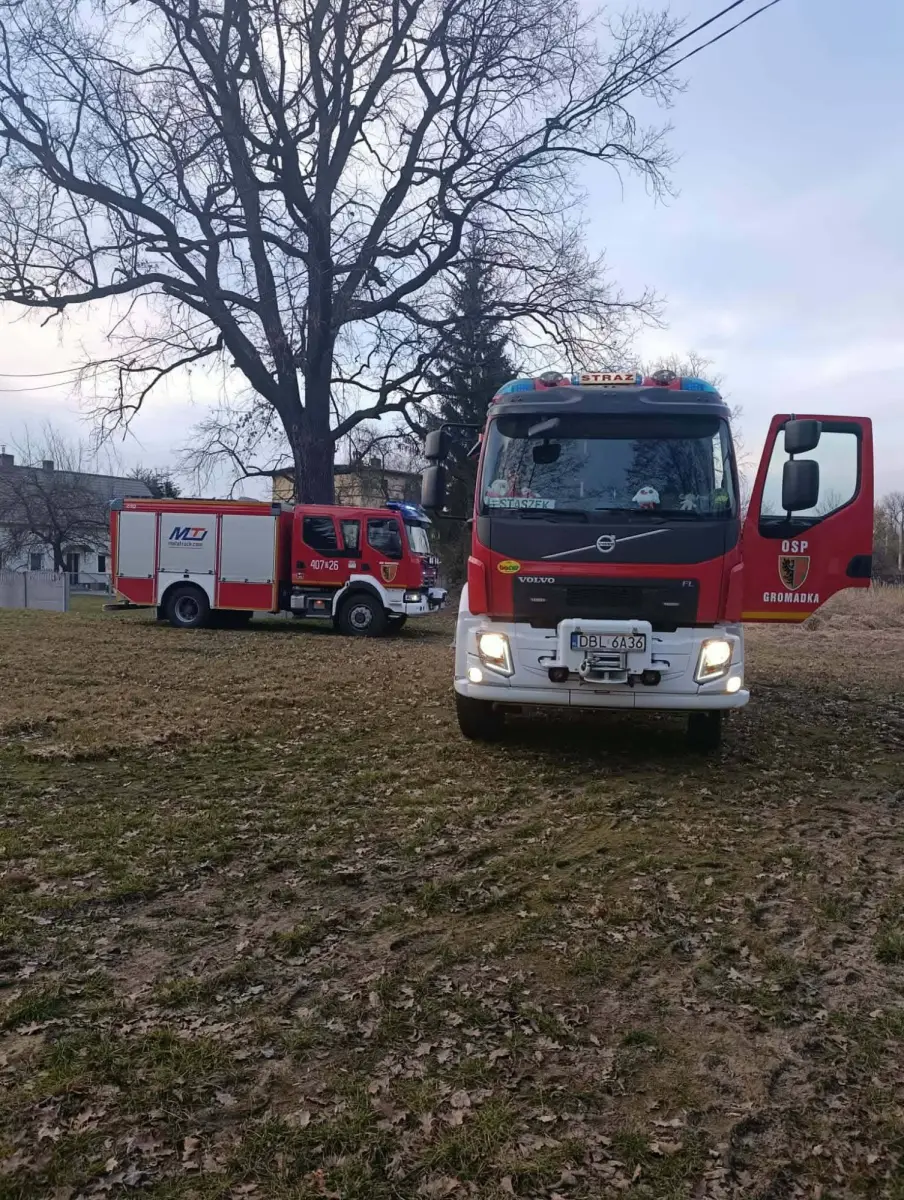 Pożar w miejscowości Modła