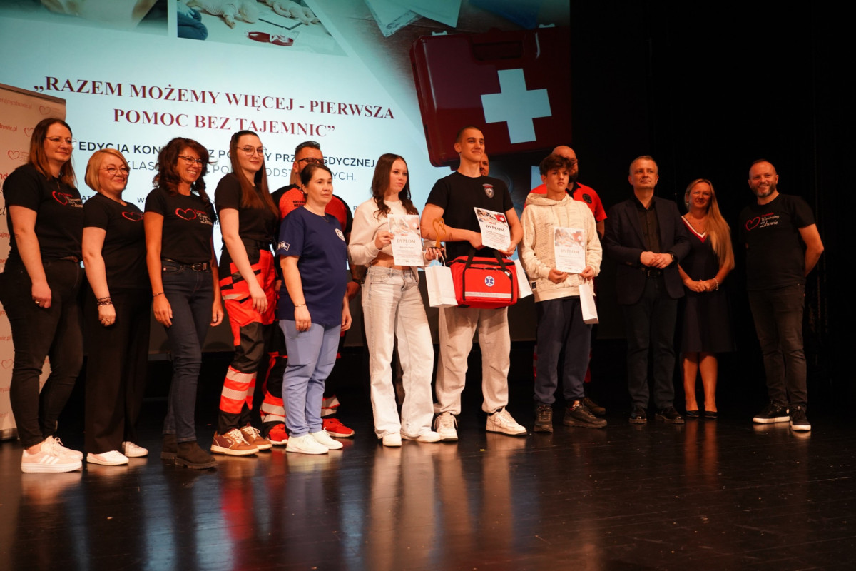 Konkurs pierwszej pomocy „Razem możemy więcej – pierwsza pomoc bez tajemnic”