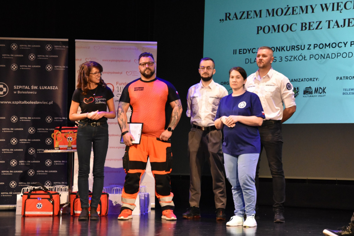 Konkurs pierwszej pomocy „Razem możemy więcej – pierwsza pomoc bez tajemnic”