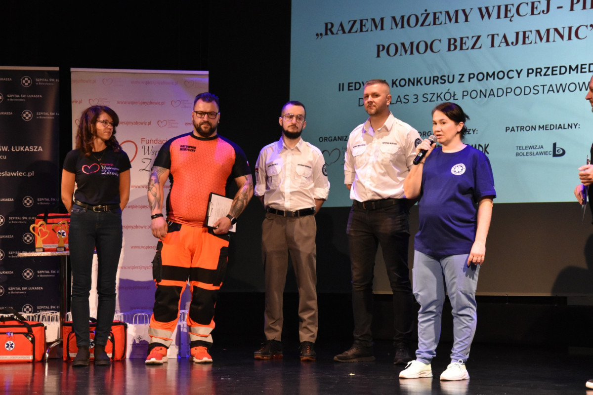Konkurs pierwszej pomocy „Razem możemy więcej – pierwsza pomoc bez tajemnic”