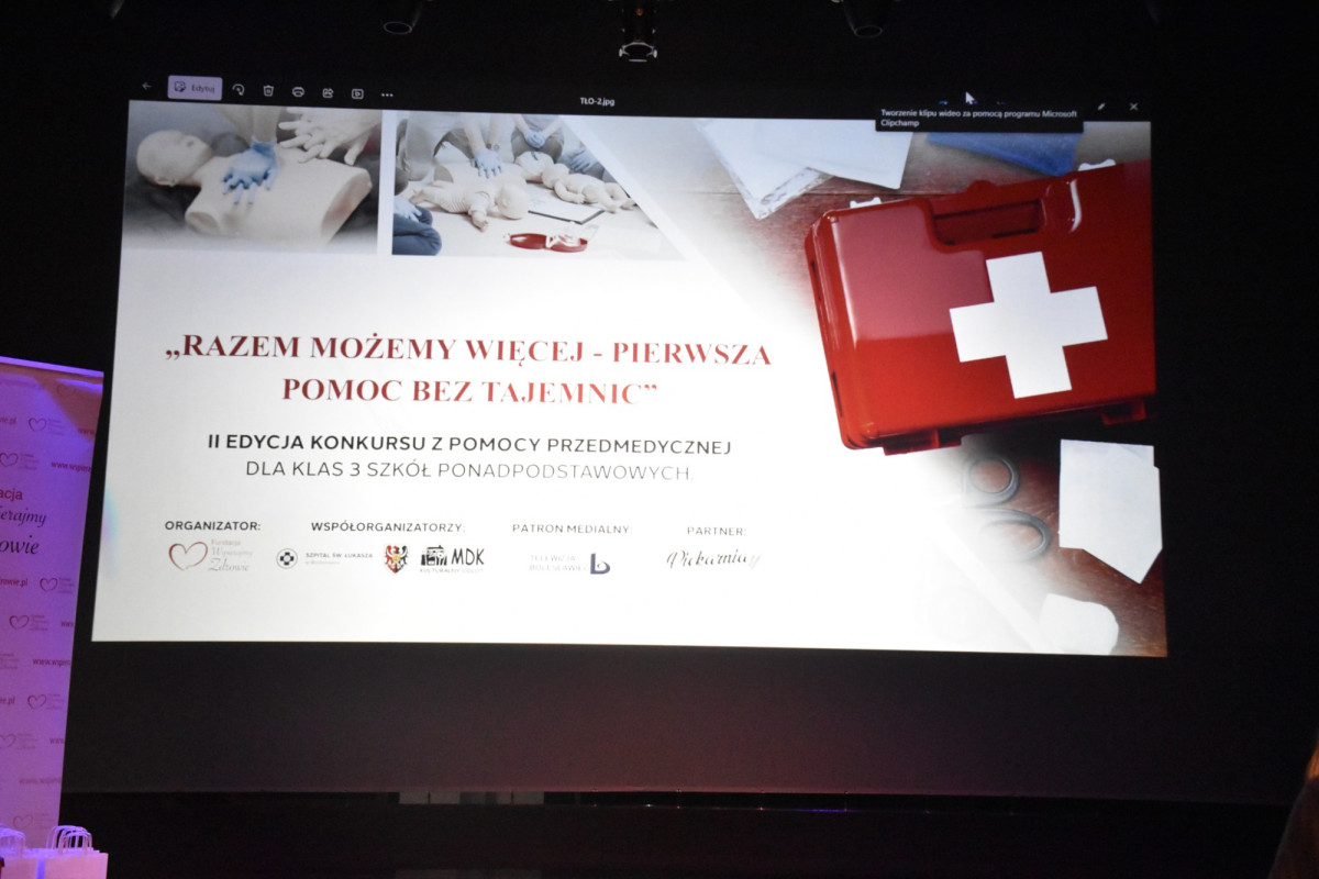 Konkurs pierwszej pomocy „Razem możemy więcej – pierwsza pomoc bez tajemnic”