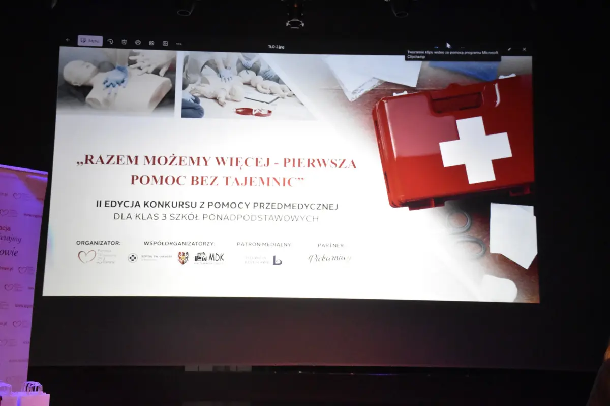 Konkurs pierwszej pomocy „Razem możemy więcej – pierwsza pomoc bez tajemnic”