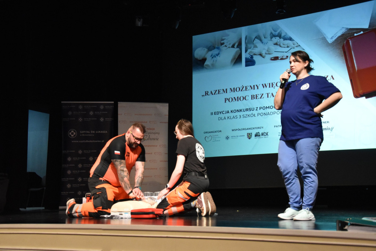 Konkurs pierwszej pomocy „Razem możemy więcej – pierwsza pomoc bez tajemnic”
