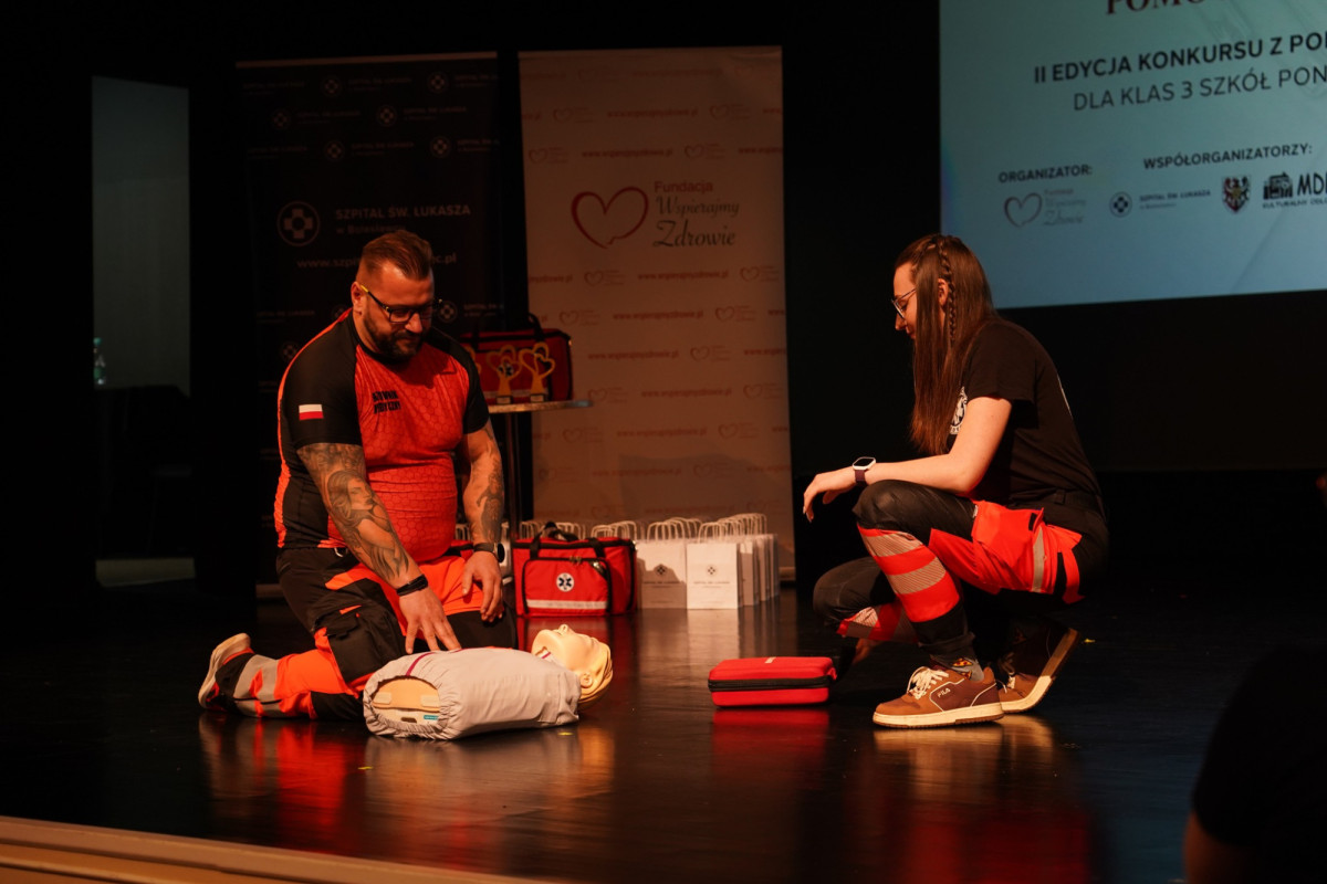 Konkurs pierwszej pomocy „Razem możemy więcej – pierwsza pomoc bez tajemnic”