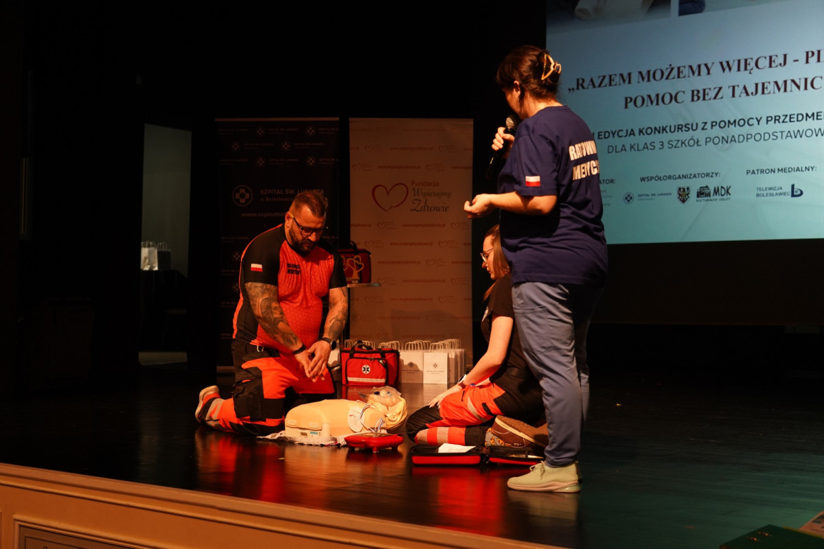 Konkurs pierwszej pomocy „Razem możemy więcej – pierwsza pomoc bez tajemnic”