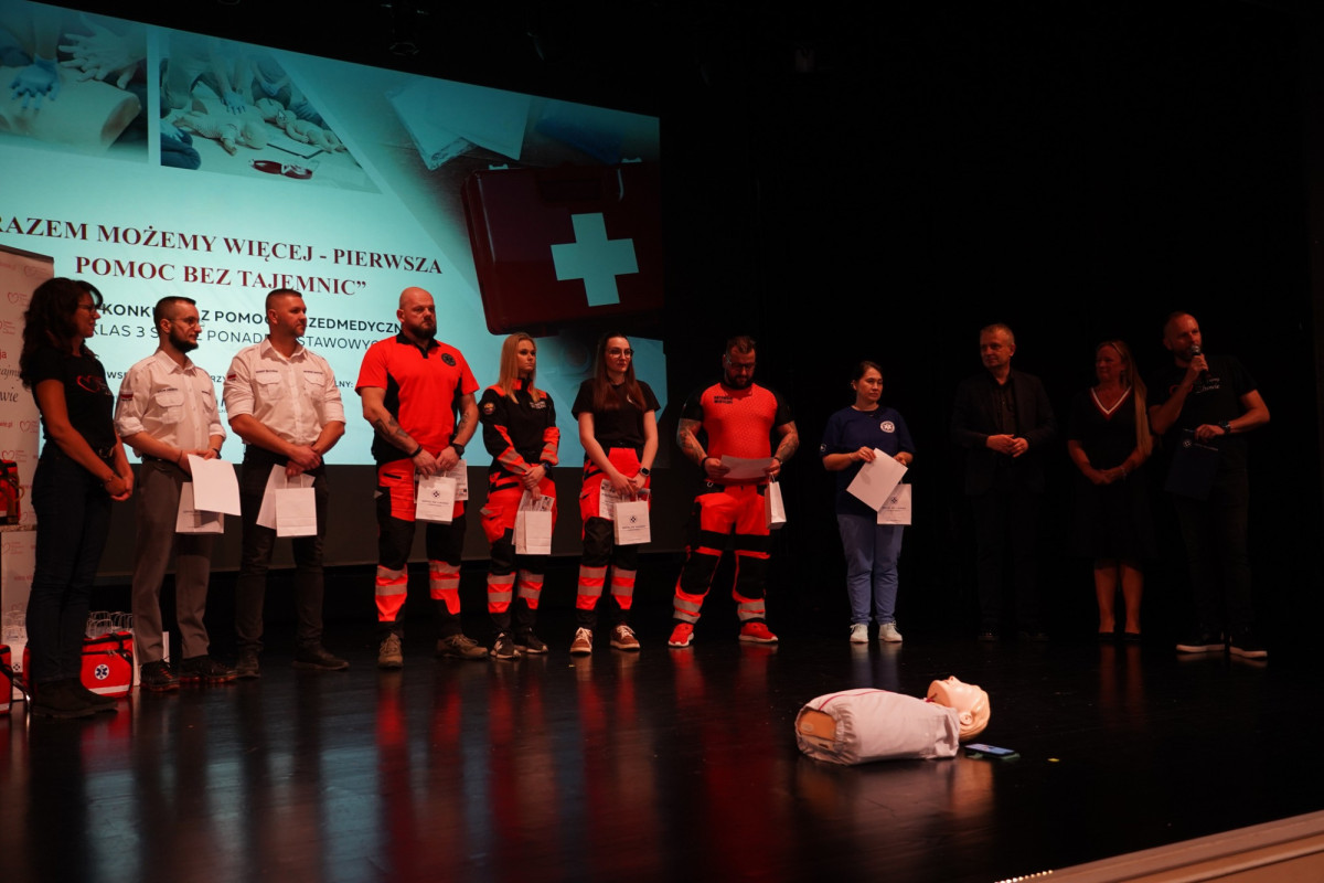 Konkurs pierwszej pomocy „Razem możemy więcej – pierwsza pomoc bez tajemnic”