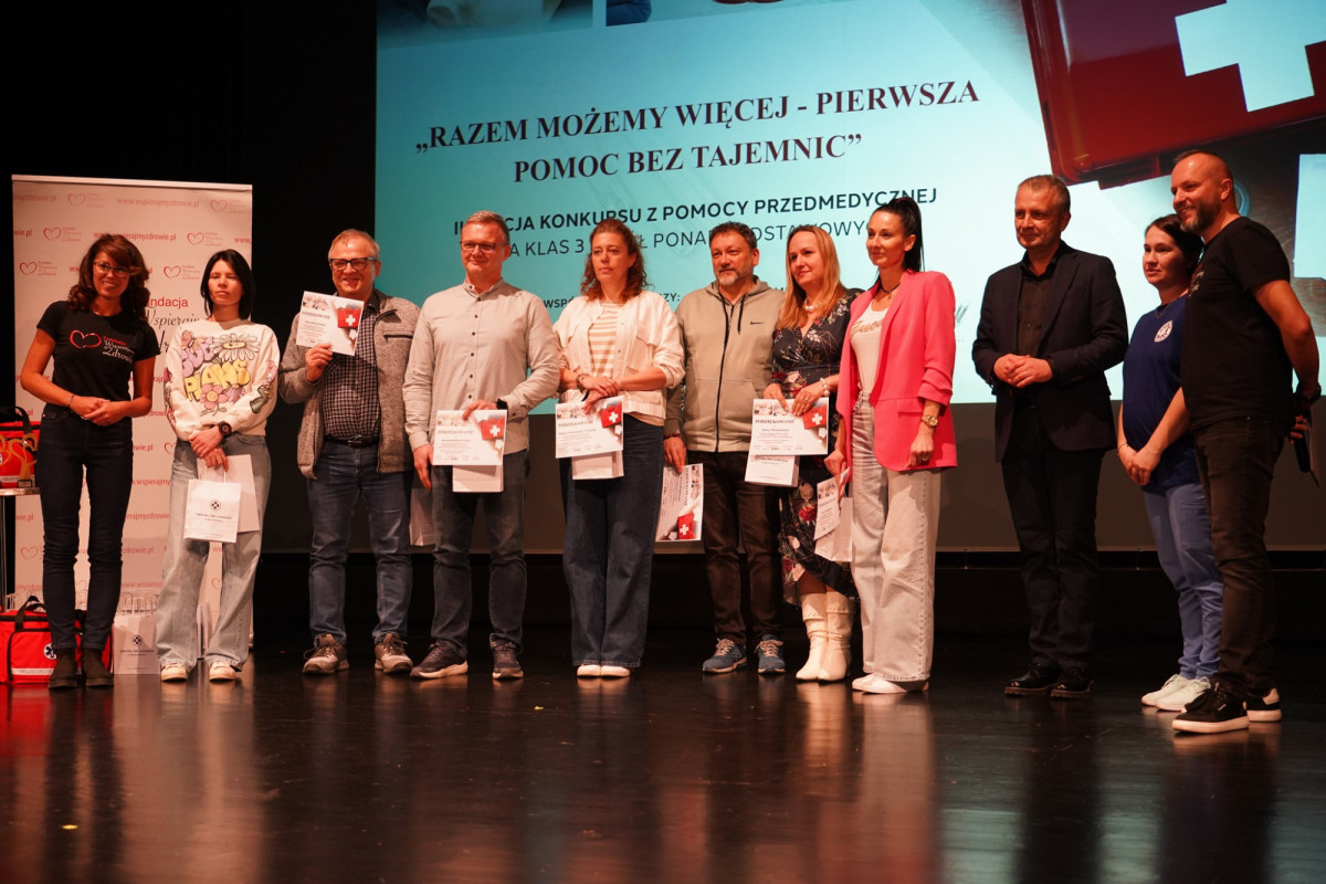 Konkurs pierwszej pomocy „Razem możemy więcej – pierwsza pomoc bez tajemnic”