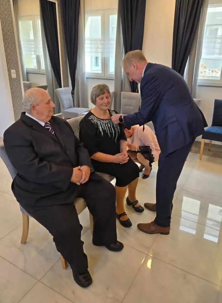 Jubileusz Bronisławy i Piotra Jasińskich z gminy Osiecznica