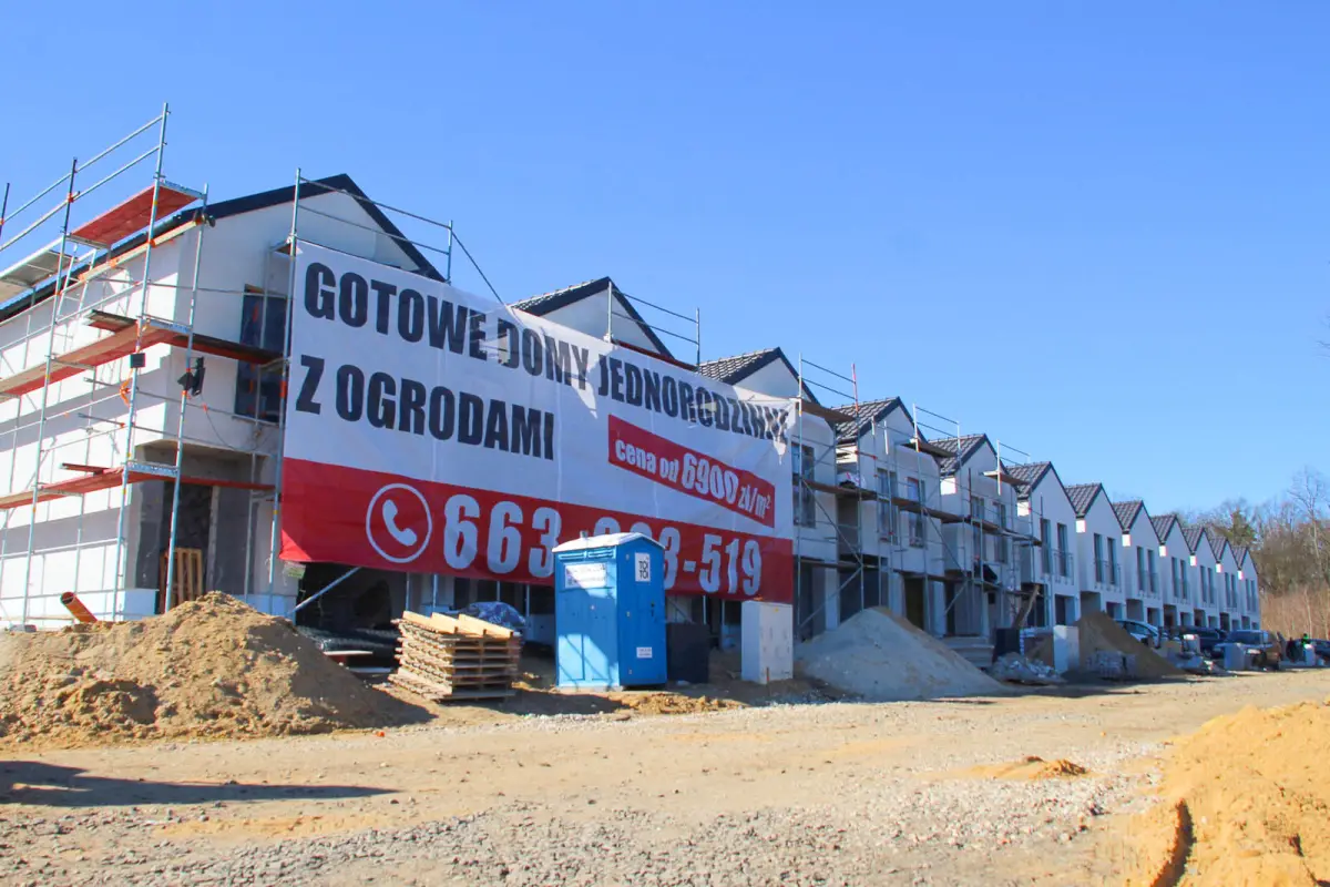 Сучасні будинки на Kozia Górka у Bolesławiec — березень 2026