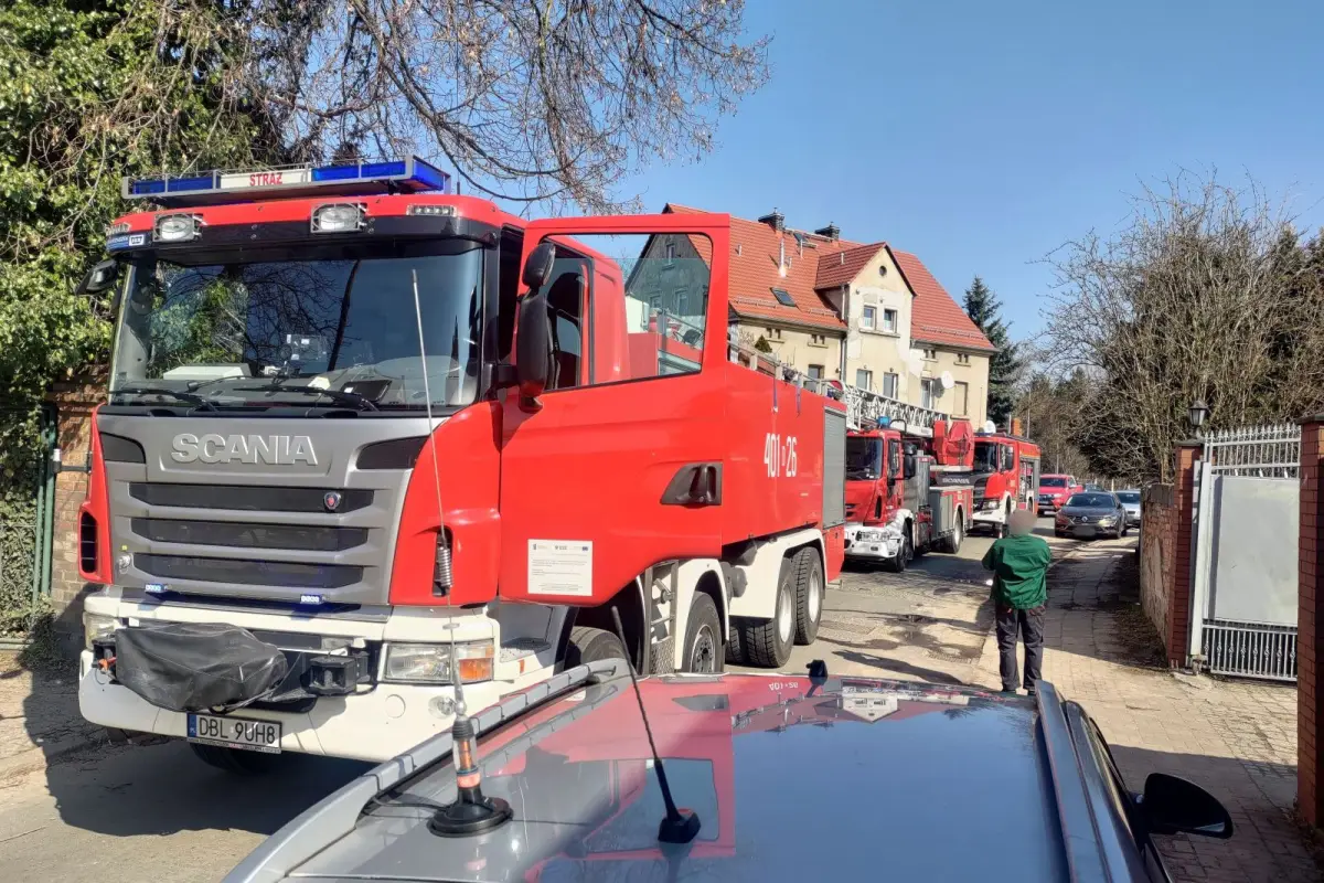 Pożar przy Zgorzeleckiej