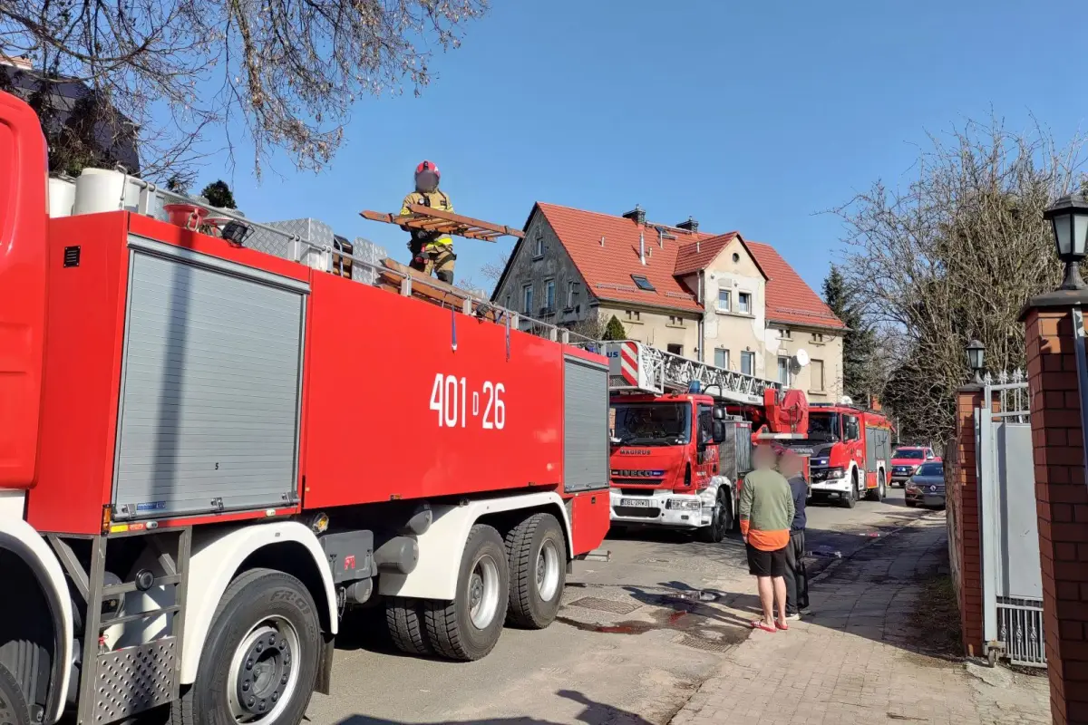 Pożar przy Zgorzeleckiej