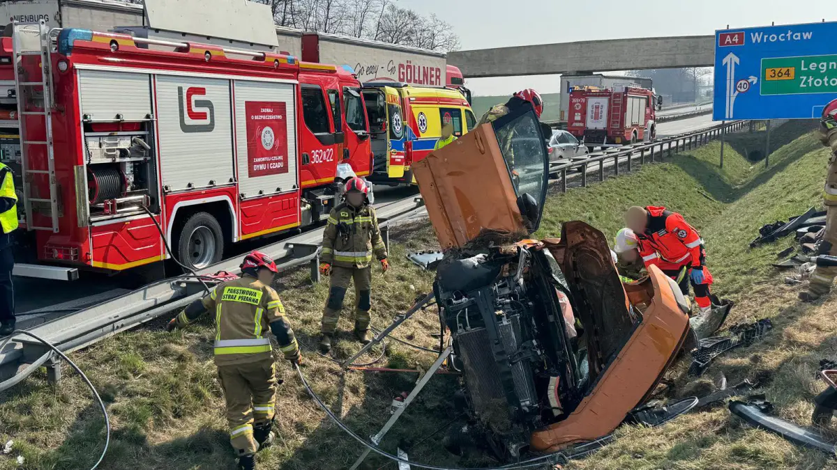 Wypadek na A4
