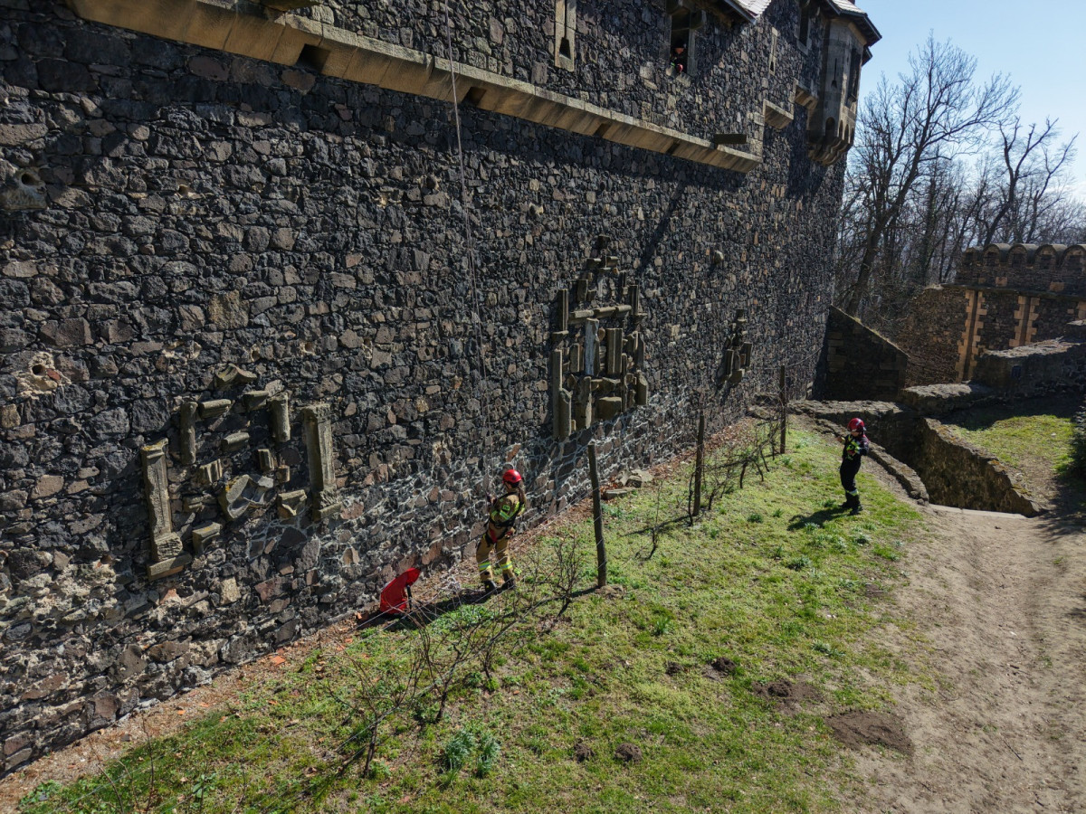 Ćwiczenia na Zamku Grodziec