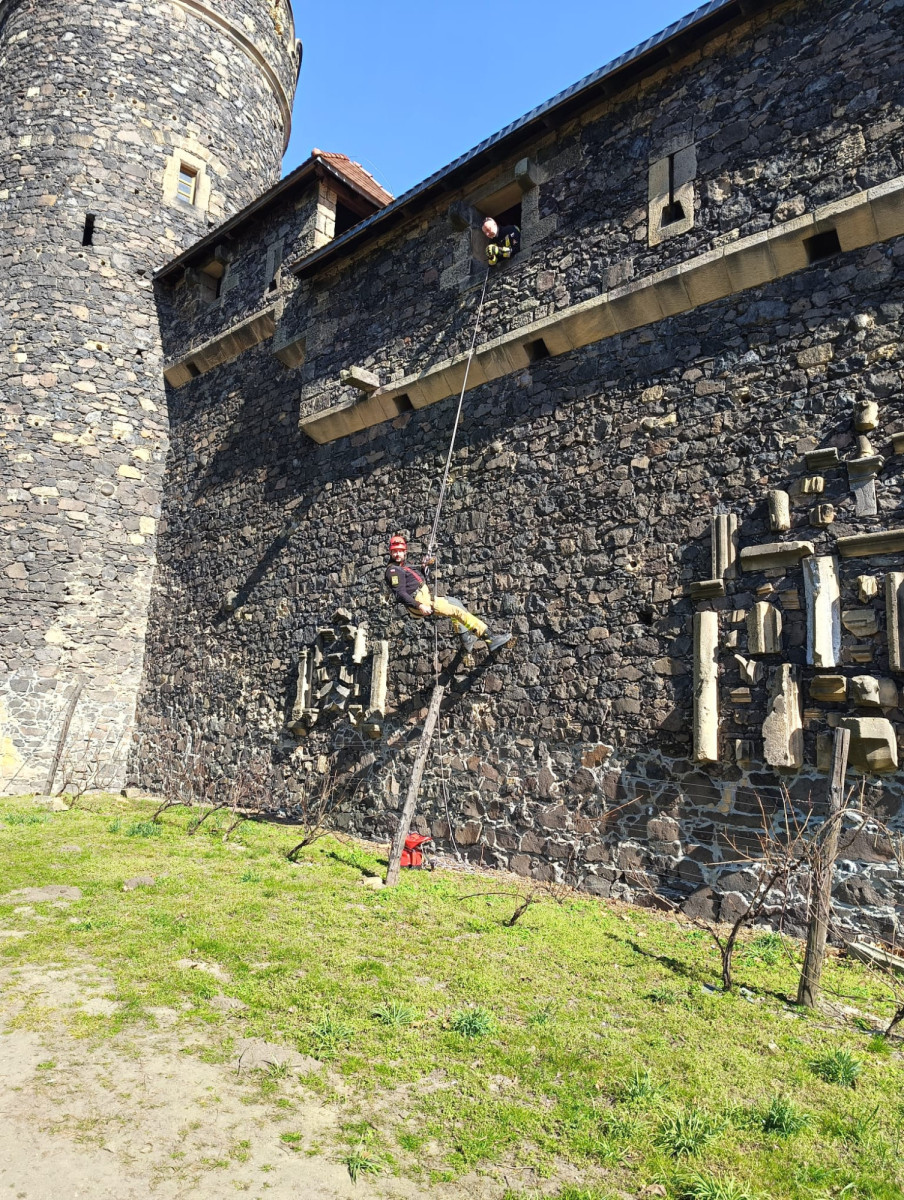 Ćwiczenia na Zamku Grodziec