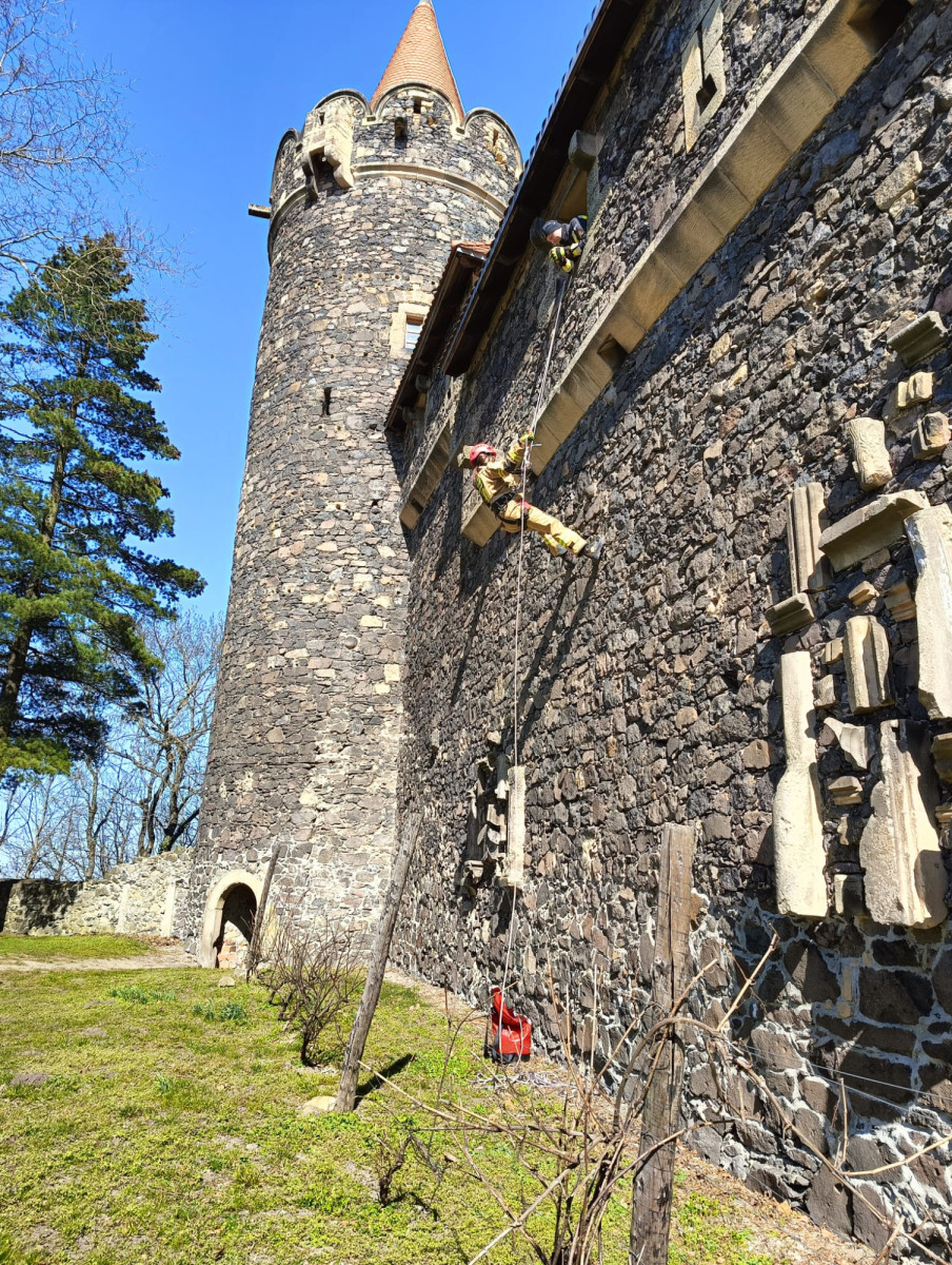 Ćwiczenia na Zamku Grodziec