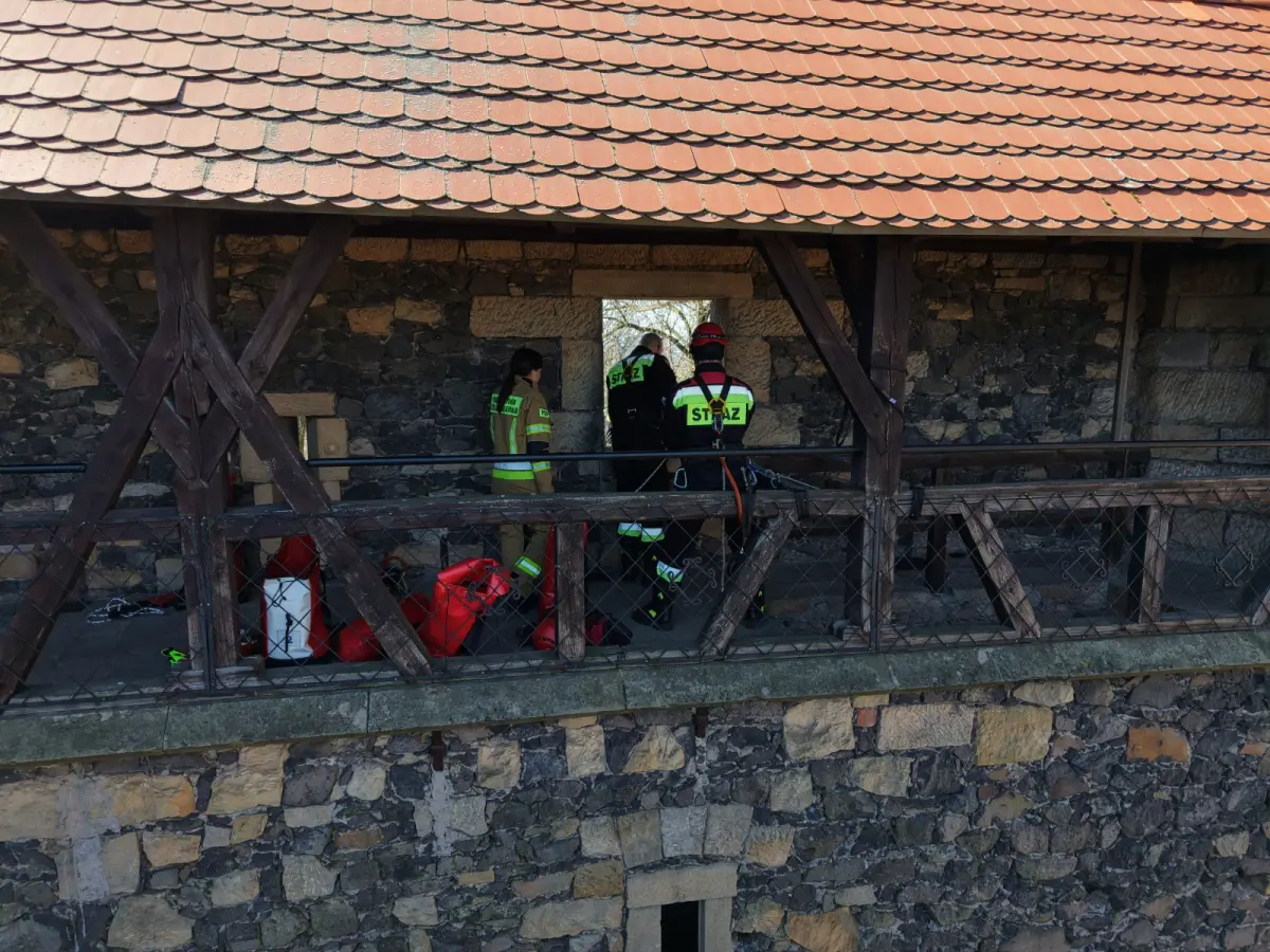 Ćwiczenia na Zamku Grodziec