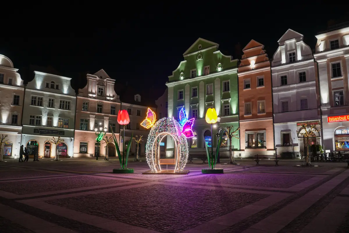 Ozdoby świąteczne w Bolesławcu