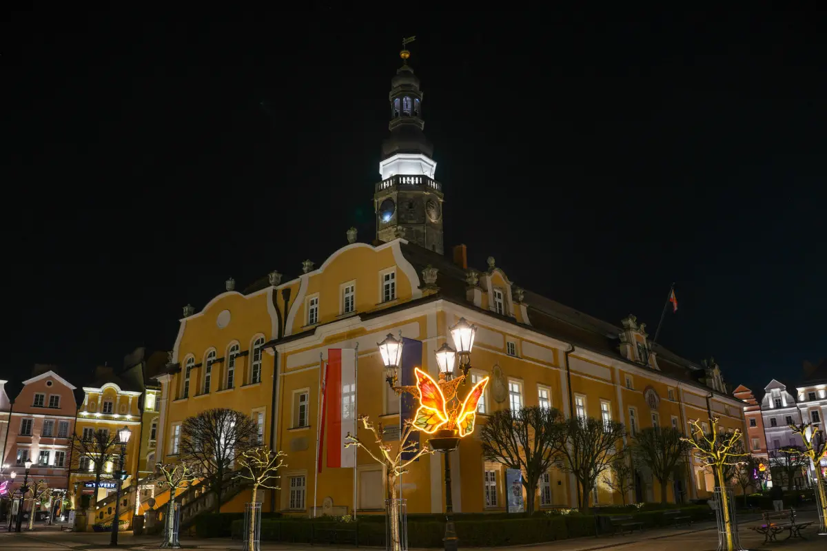 Easter decorations in Bolesławiec