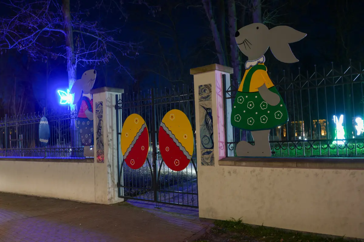Easter decorations in Bolesławiec