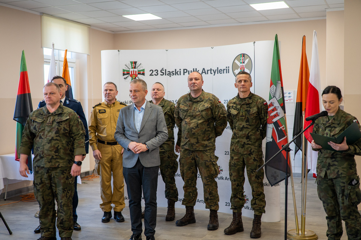 Spotkanie wielkanocne w 23 Śląskim Pułku Artylerii