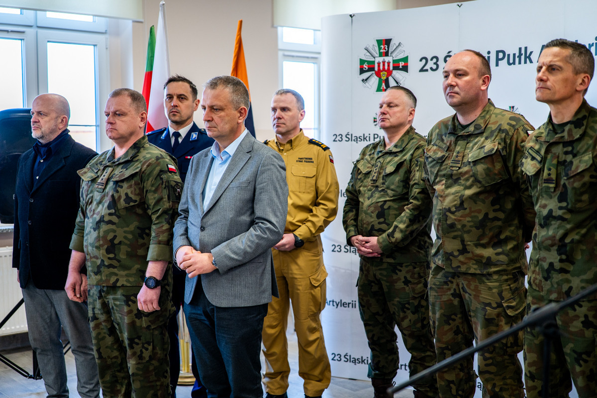 Spotkanie wielkanocne w 23 Śląskim Pułku Artylerii