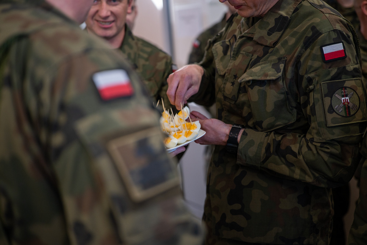 Spotkanie wielkanocne w 23 Śląskim Pułku Artylerii