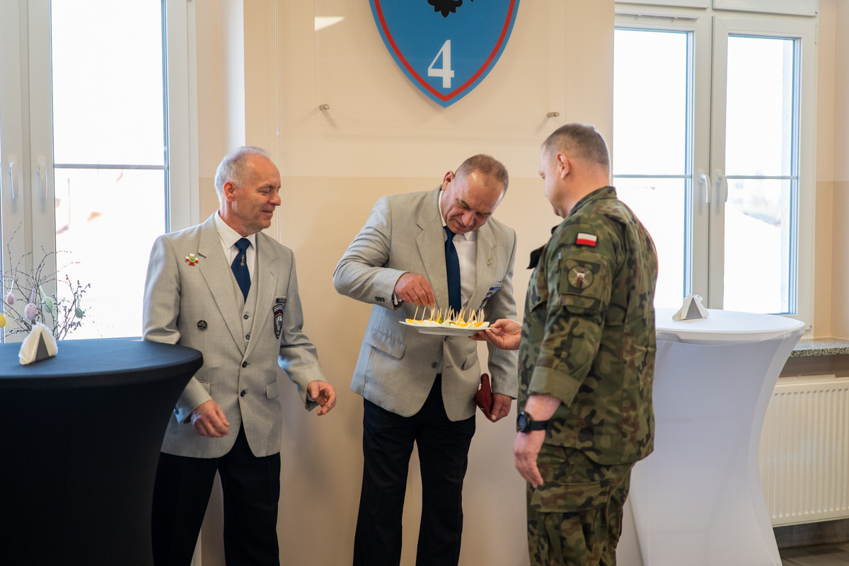 Spotkanie wielkanocne w 23 Śląskim Pułku Artylerii